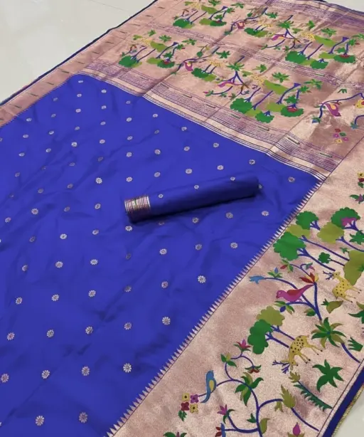 Vt 6087 T Pure Soft Kanchivram Paithani Silk Saree Collection