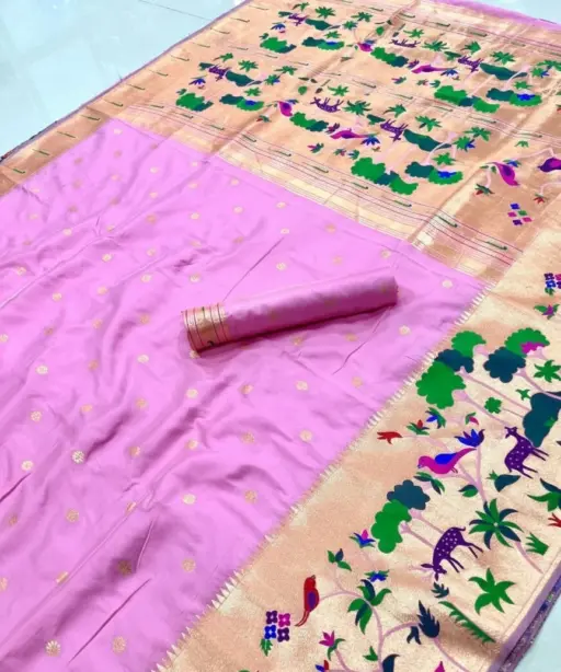 Vt 6087 T Pure Soft Kanchivram Paithani Silk Saree Collection