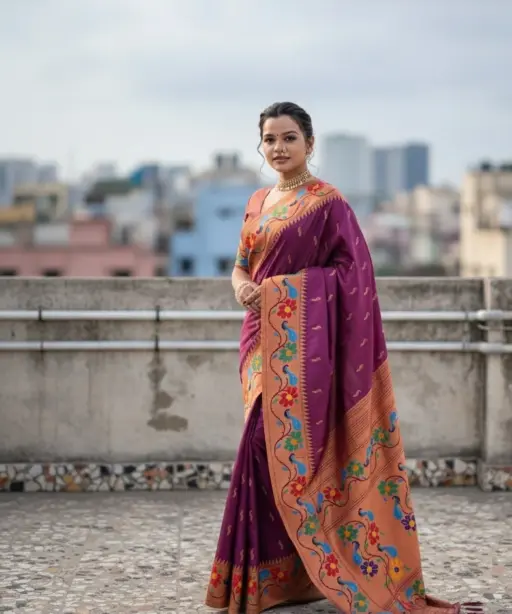 Vt 6088 T Soft Paithani Silk Traditional Wear Saree