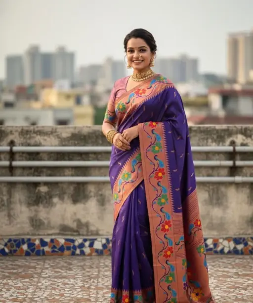 Vt 6088 T Soft Paithani Silk Traditional Wear Saree