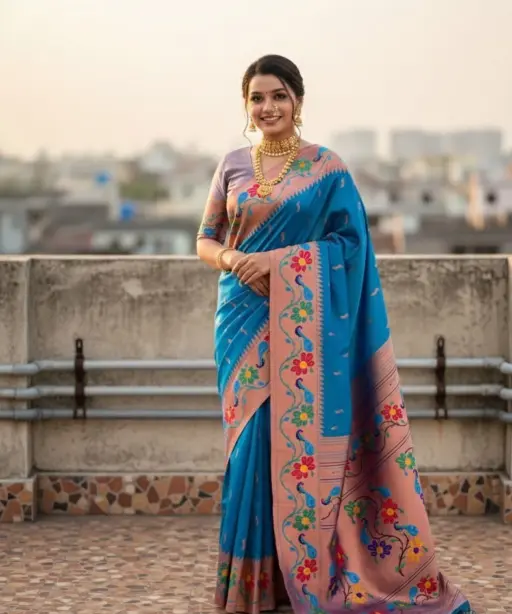Vt 6088 T Soft Paithani Silk Traditional Wear Saree