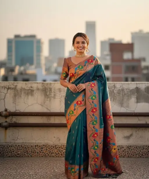Vt 6088 T Soft Paithani Silk Traditional Wear Saree