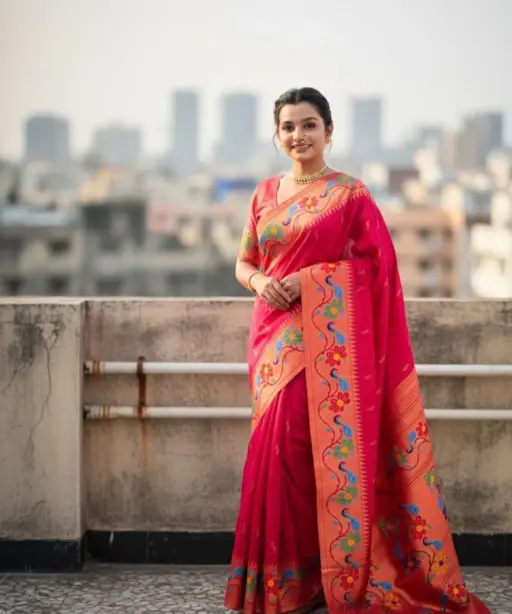 Vt 6088 T Soft Paithani Silk Traditional Wear Saree