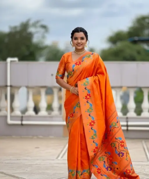Vt 6088 T Soft Paithani Silk Traditional Wear Saree