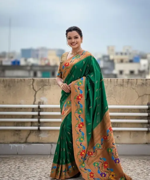 Vt 6088 T Soft Paithani Silk Traditional Wear Saree