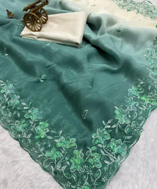 Vt 816 T Premium Crunchy Padding Embroidered Saree Collection