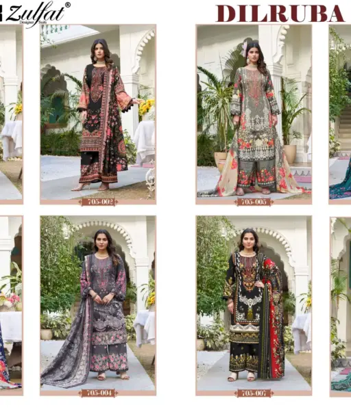 Zulfat Designer Suits Dilruba