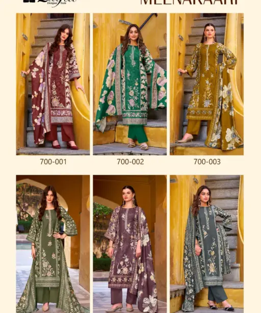 Zulfat Designer Suits Meenakaari