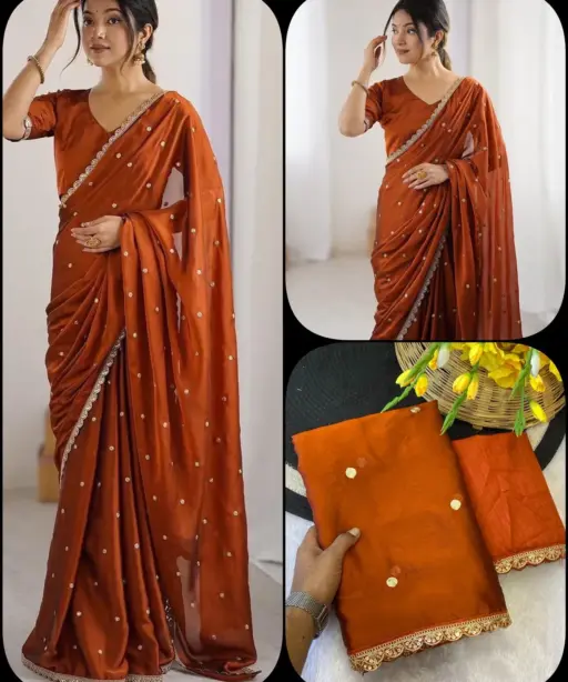 Aab Ranglila Rangoli Silk with Embroidered Fancy Saree Collection