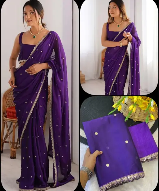 Aab Ranglila Rangoli Silk with Embroidered Fancy Saree Collection