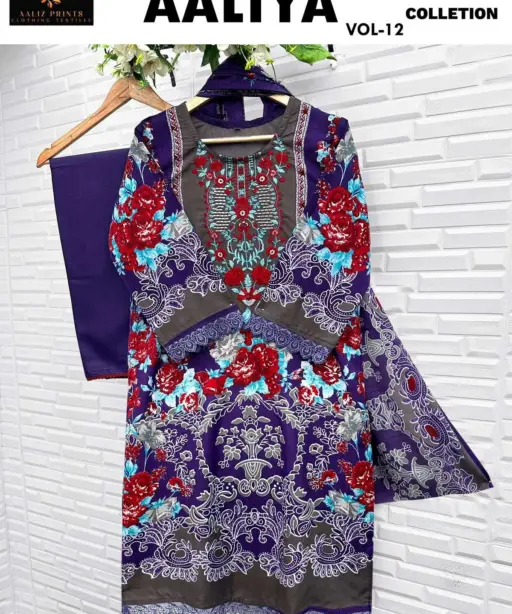 Aaliz Print Aaliya Vol 12 Ready Made Collection
