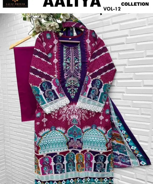 Aaliz Print Aaliya Vol 12 Ready Made Collection
