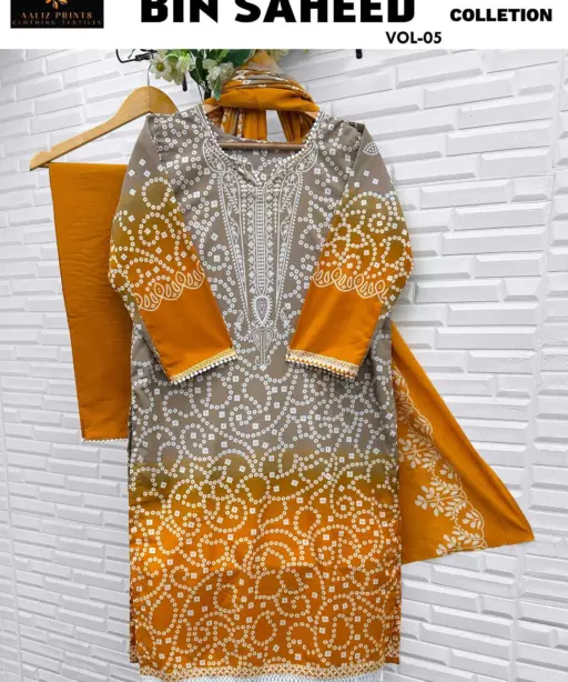 Aaliz Print Bin Saheed Vol 5 Nx Ready Made Collection