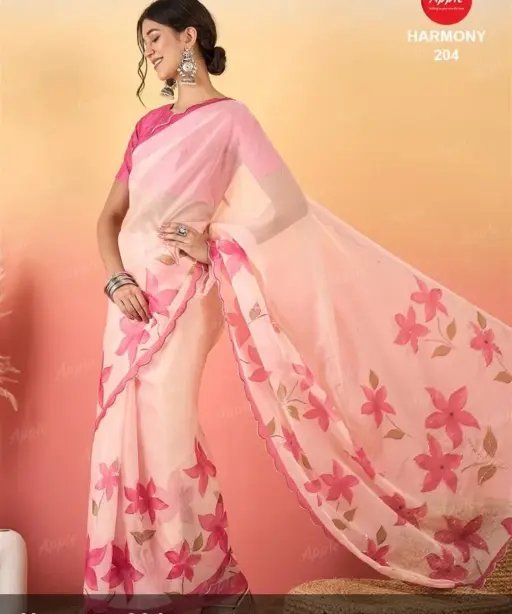 Apple Harmony Vol 2 Organza Printed Designer Saree