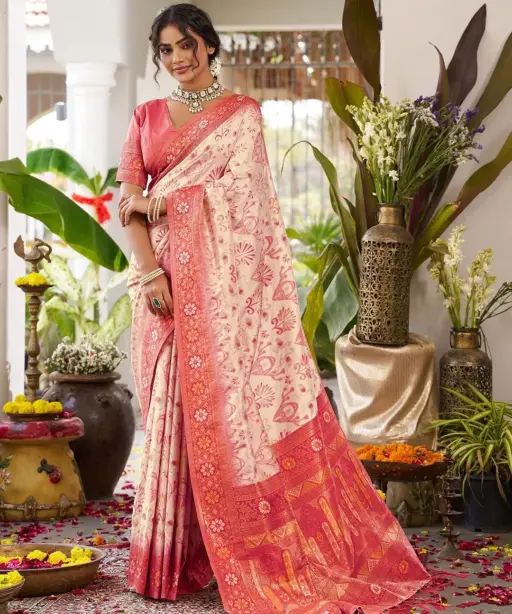 Ast Kanchana Silk Pochampally Soft Silk Festival Saree Collection