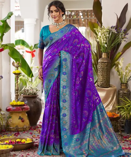 Ast Kanchana Silk Pochampally Soft Silk Festival Saree Collection