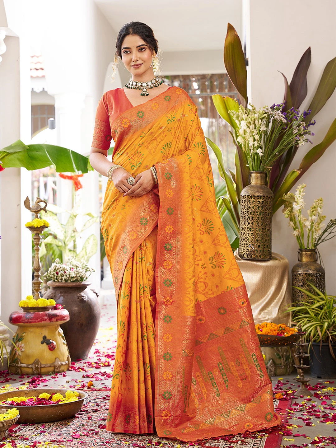 Ast Kanchana Silk Pochampally Soft Silk Festival Saree Collection