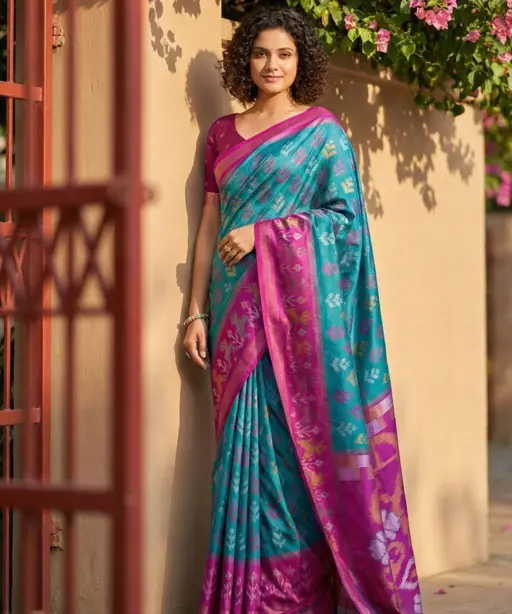 Ast Navya Silk Vol 1 Soft Silk Pochampally Festival Wear Saree Collection