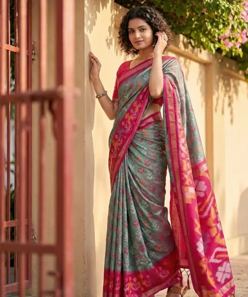 Ast Navya Silk Vol 1 Soft Silk Pochampally Festival Wear Saree Collection