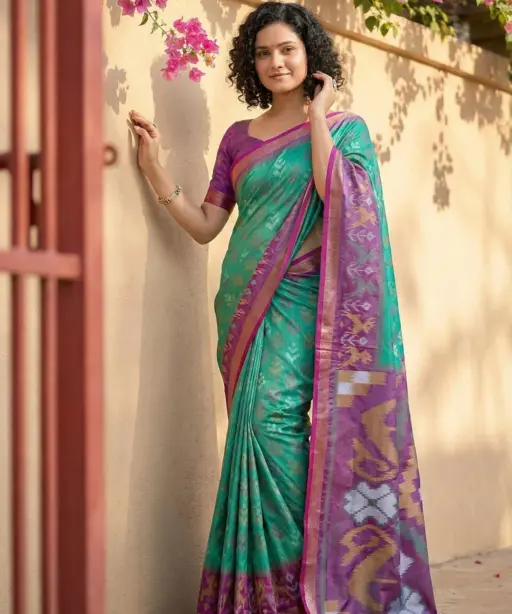 Ast Navya Silk Vol 1 Soft Silk Pochampally Festival Wear Saree Collection
