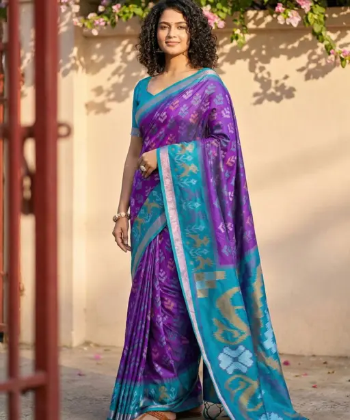 Ast Navya Silk Vol 1 Soft Silk Pochampally Festival Wear Saree Collection