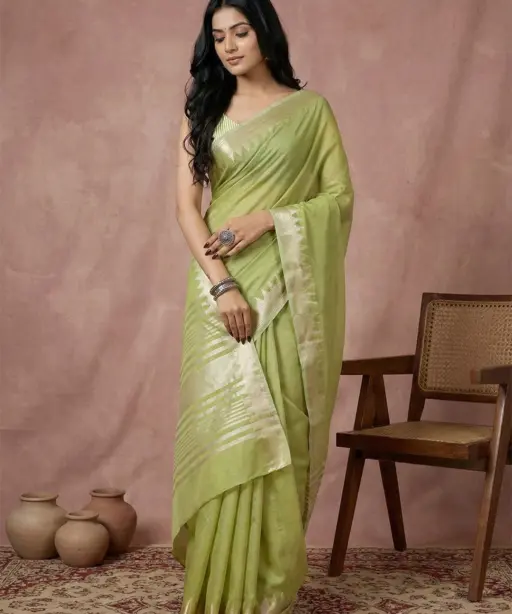 Ast Urban Loom Vol 1 Cotton Silk with Zari Border Saree Collection