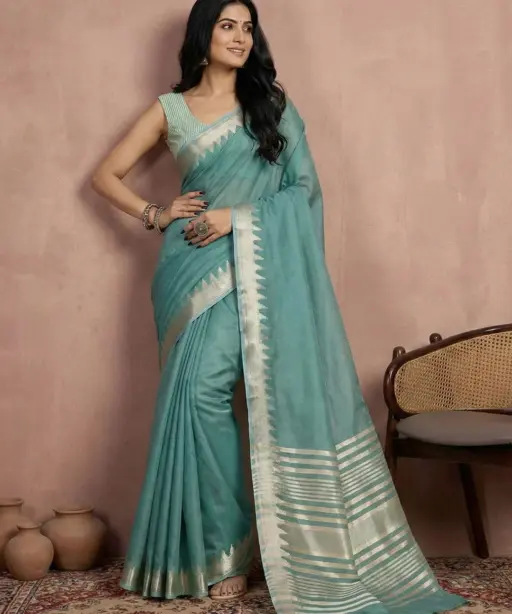 Ast Urban Loom Vol 1 Cotton Silk with Zari Border Saree Collection