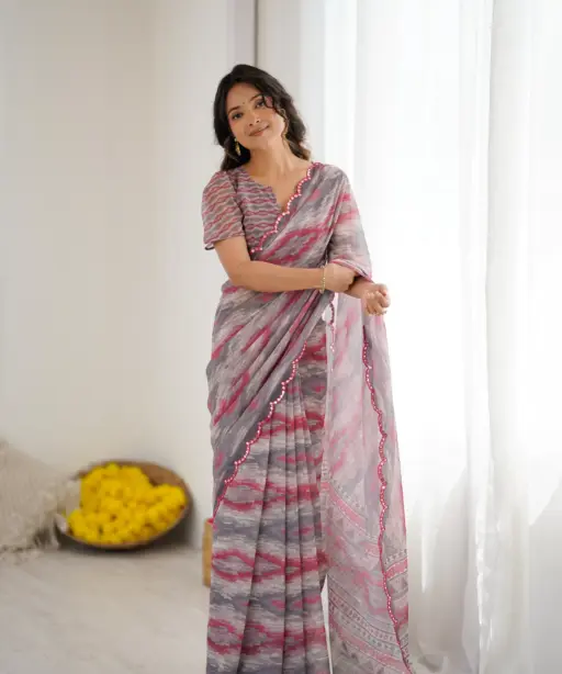 Bt 3148 Georgette Printed Casual Wear Saree Collection