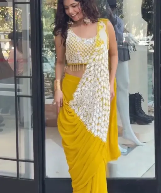 Bt 7141 Faux Georgette Ready to Wear Stylish Sareee