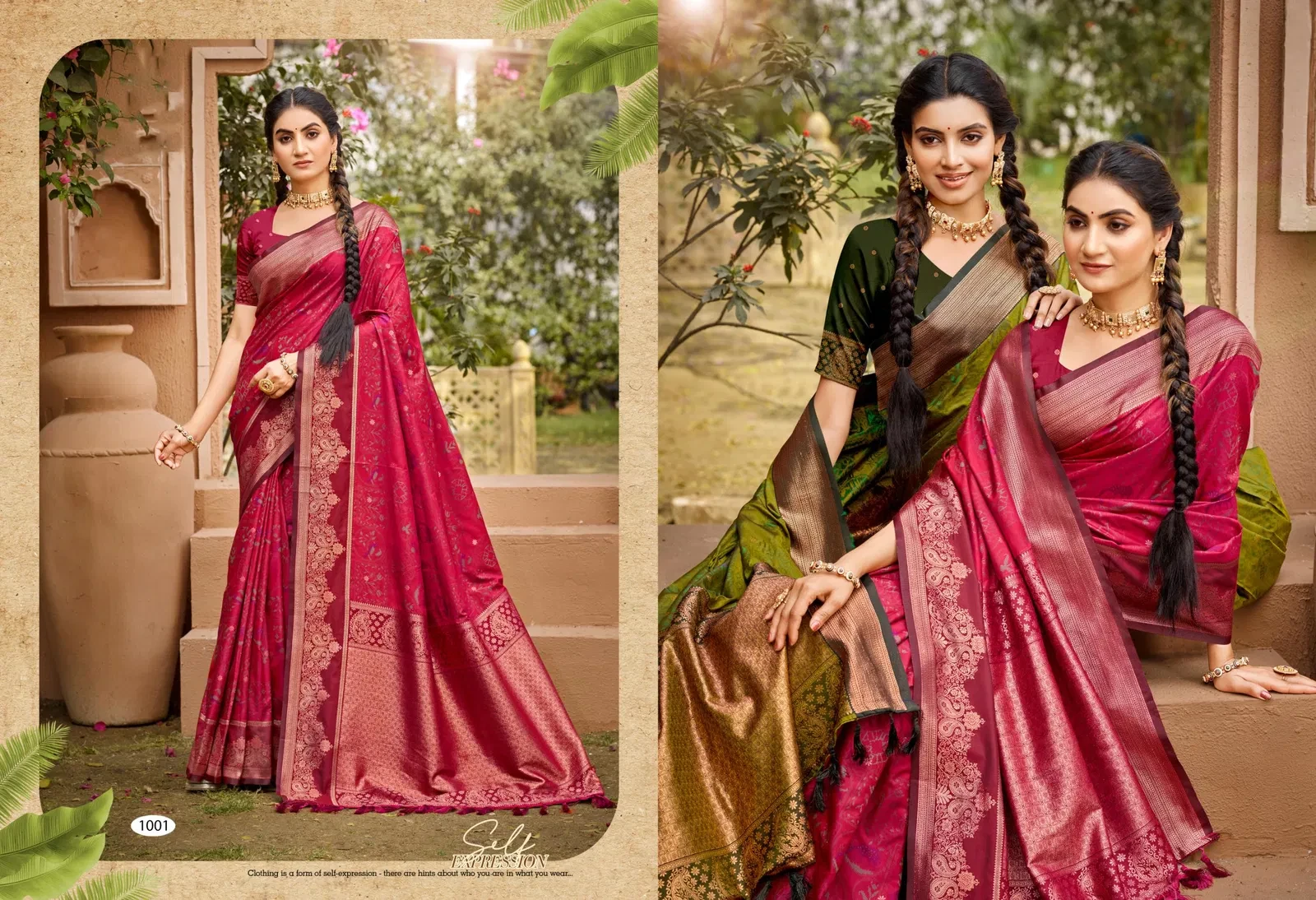 Bunawat Korvai Silk Soft Silk Zari Weaving Wedding Wear Saree Collection