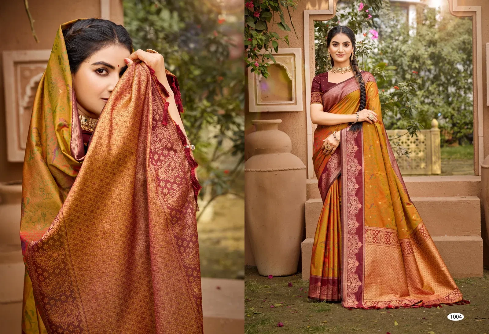 Bunawat Korvai Silk Soft Silk Zari Weaving Wedding Wear Saree Collection