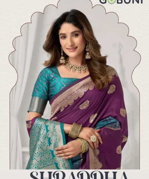 Gobuni Shraddha Silk Fancy Traditional Wear Saree Collection