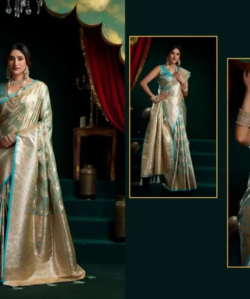 Gobuni Shreemati Satin Silk Fancy Pumpum Pallu Saree Collection