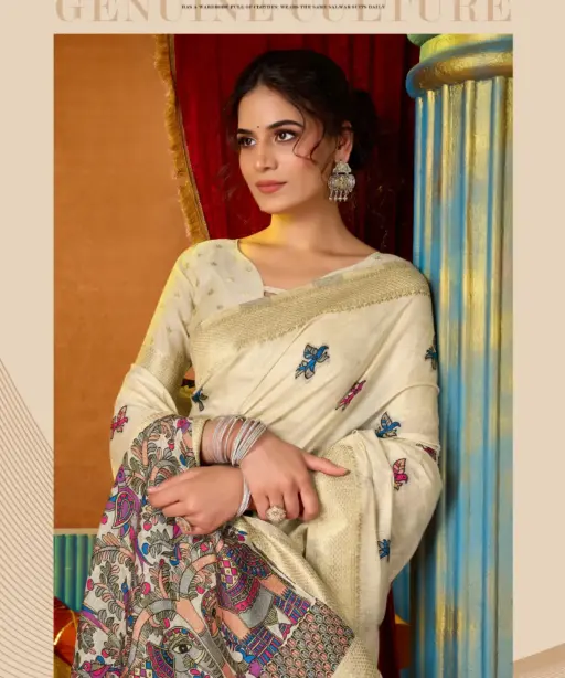 Gobuni Shruti Vol 2 Modal Katha Work with Mina Saree Collection