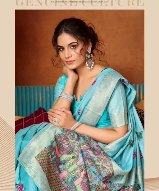 Gobuni Shruti Vol 2 Modal Katha Work with Mina Saree Collection