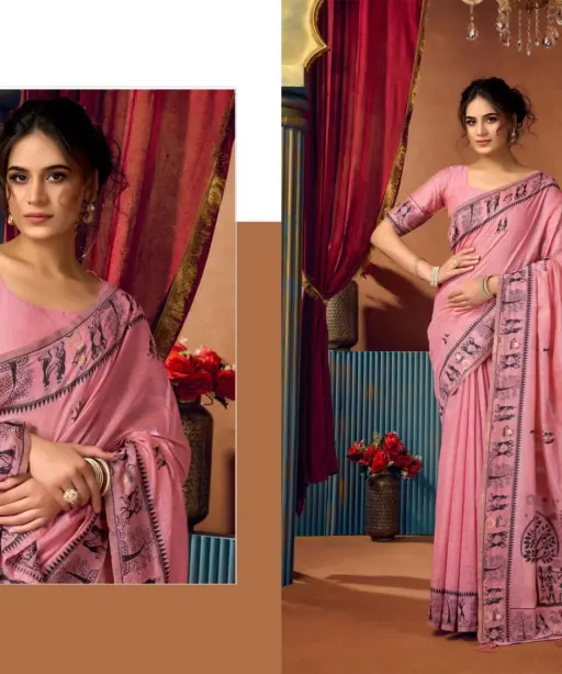 Gobuni Sowmya Vol 2 Modal Worli Work Festival Wear Saree Collection