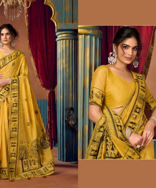 Gobuni Sowmya Vol 2 Modal Worli Work Festival Wear Saree Collection