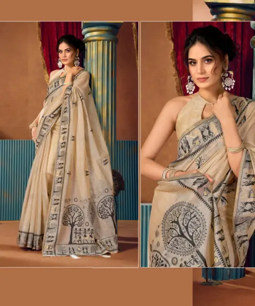 Gobuni Sowmya Vol 2 Modal Worli Work Festival Wear Saree Collection