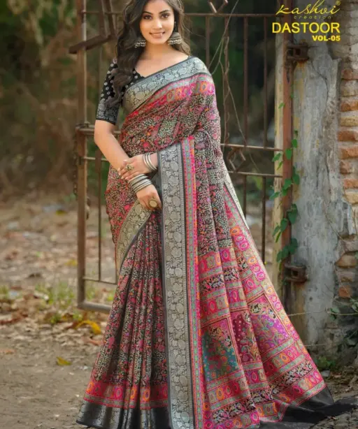 Kashvi Dastoor Vol 5 Viscose Casual Wear Saree Collection