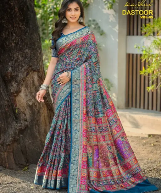 Kashvi Dastoor Vol 5 Viscose Casual Wear Saree Collection