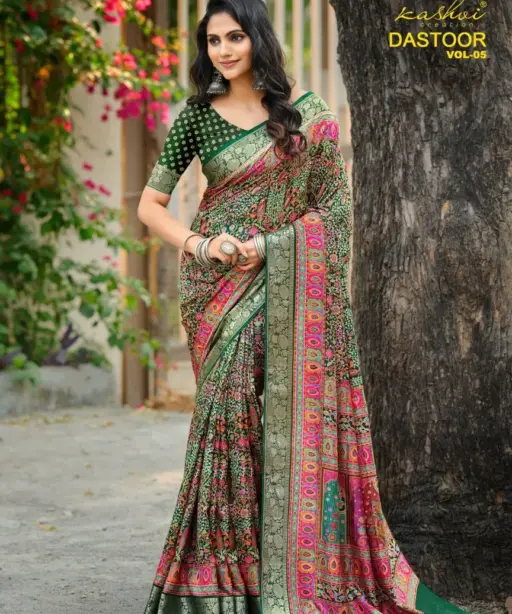 Kashvi Dastoor Vol 5 Viscose Casual Wear Saree Collection