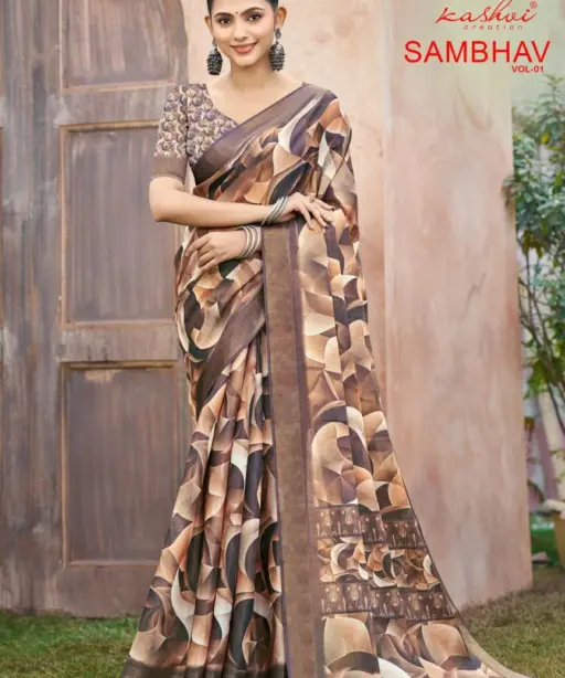 Kashvi Sambhav Vol 1 Erode Silk Casual Wear Saree Collection