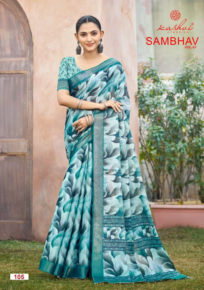 Kashvi Sambhav Vol 1 Erode Silk Casual Wear Saree Collection