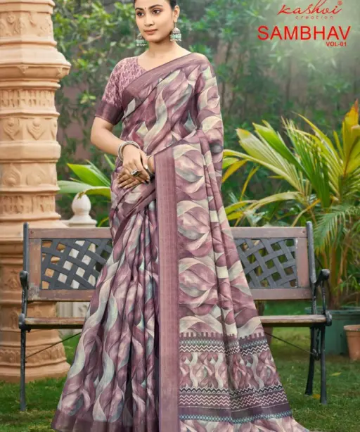 Kashvi Sambhav Vol 1 Erode Silk Casual Wear Saree Collection