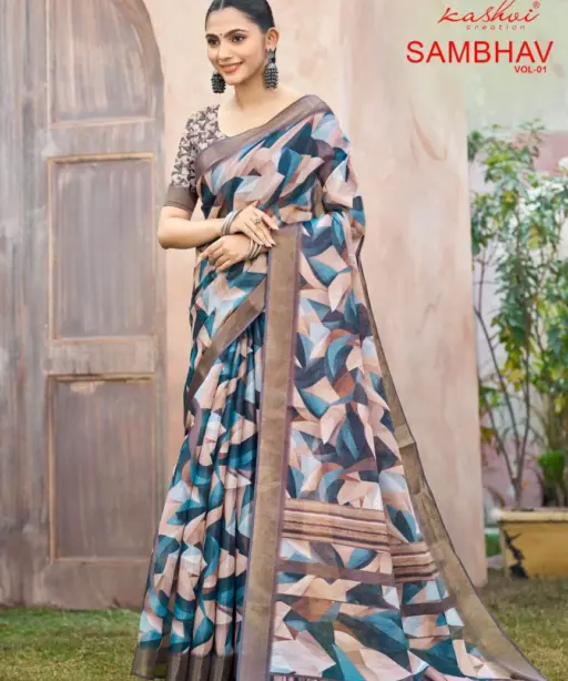 Kashvi Sambhav Vol 1 Erode Silk Casual Wear Saree Collection
