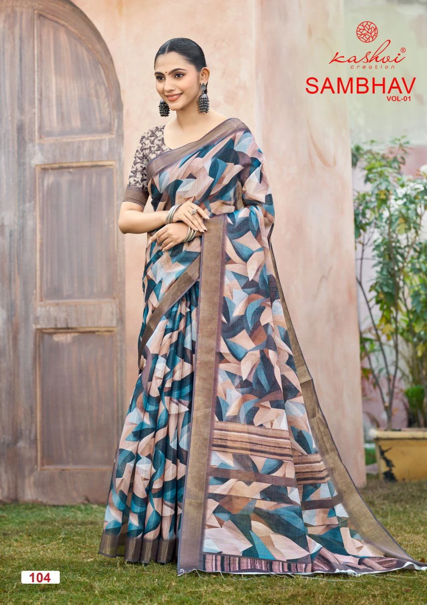 Kashvi Sambhav Vol 1 Erode Silk Casual Wear Saree Collection