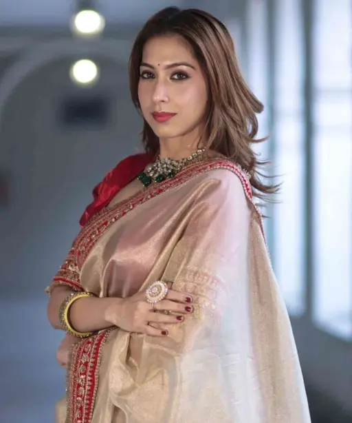 Kc 2083 Soft Twil Net Sequance Designer Saree