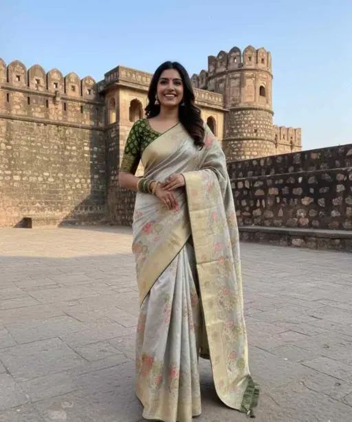 Kc 209 Soft Flowing Pure Dola Silk Saree Collection