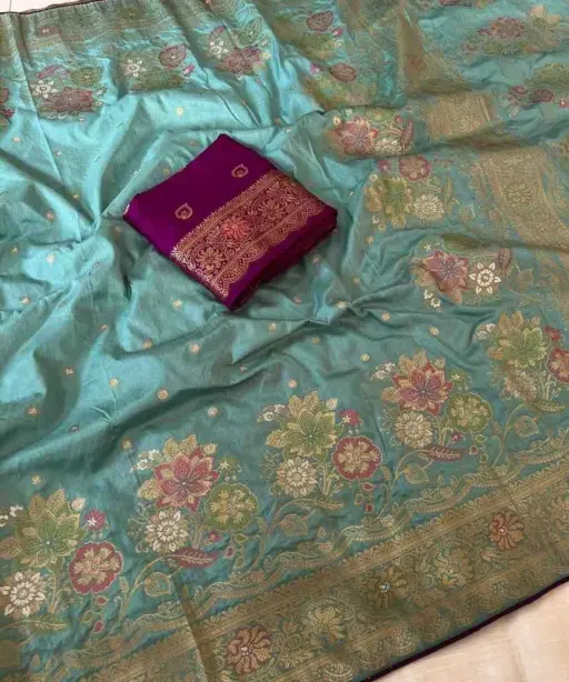 Kc 209 Soft Flowing Pure Dola Silk Saree Collection