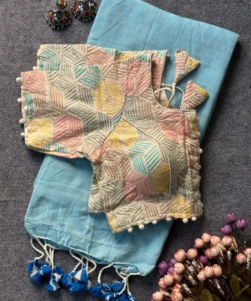 Khadi Vol 7 Cotton Casual Wear Saree with Work Blouse Collection